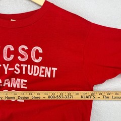 WESTERN CONNECTICUT STATE UNIVERSITY Shirt L College WCSC WCSU WestConn 80s VTG