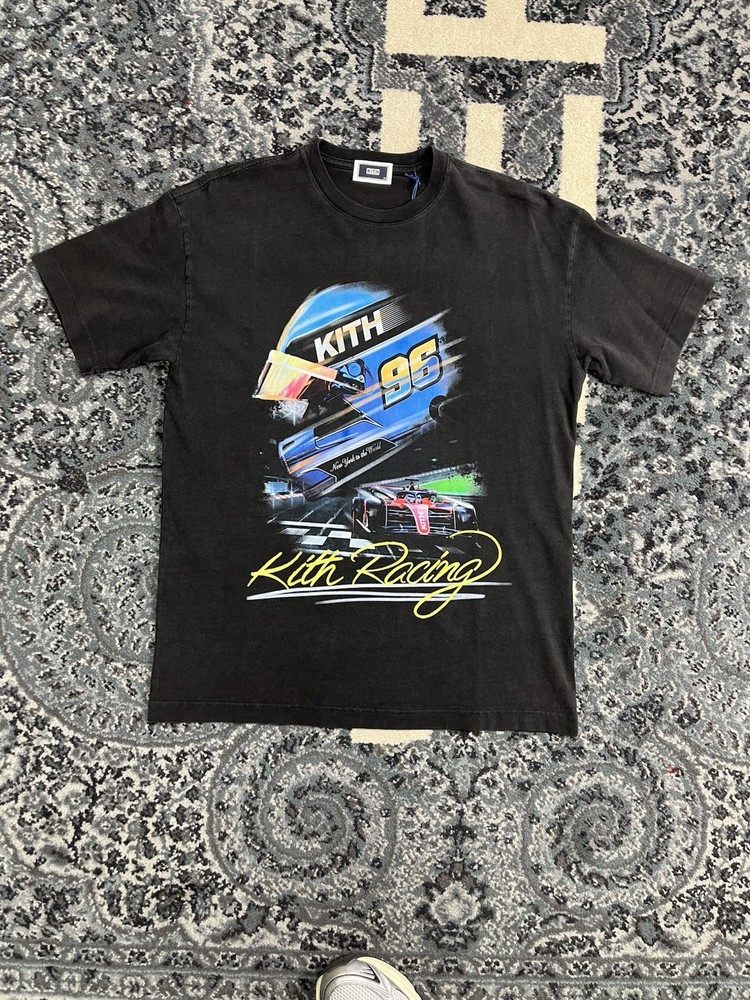 Brand New Kith F1 Black Vintage Tshirt Size Small