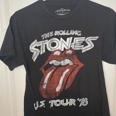 THE Rolling Stones US Tour 78 T Shirt Small