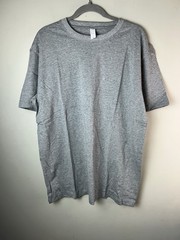 Mens Crew Neck T-Shirt Lot of 4 100% Cotton Gray Black New Basics Neutral Sz XL