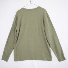 Marine Layer Shirt Mens M/L Thermal Waffle Knit Casual Pocket Green Long Sleeve