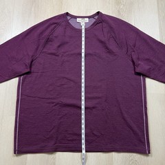 Tommy Bahama Men’s XXXL Reversible Long Sleeve TShirt – Purple Cruisewear