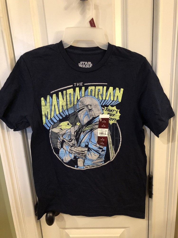 NEW Mens Star Wars The Mandalorian “That’s Not A Toy” Small 34-36 – Grogu 370