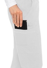 Women Yoga Pull On Pant 7 Pockets Rib Knit Waistband 2Way Stretch MC7739