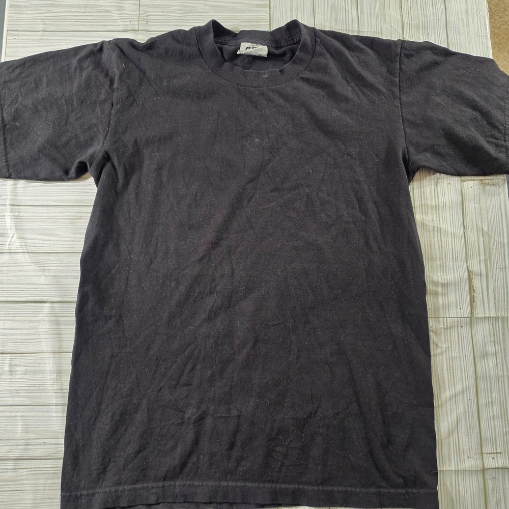 Pro Athletic Mens Black Crewneck Short Sleeve T-Shirt Size M Solid Basic Tee
