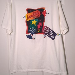 VINTAGE Iron Kids Bread 1996 Olympics USED Shirt (XL, Promo, Single Stitch)