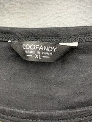 Coofandy Graphic Tee T-Shirt 3D Print Black Gold Splatter Crew Neck Size XL