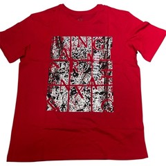 ARMANI EXCHANGE Red AX-19 Short Sleeve Slim Fit Designer Mens T-shirt LARGE NWT