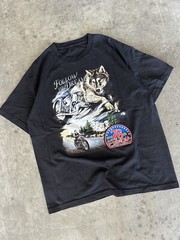 2016 sturgis motorcycle rally wolf biker t-shirt size XL follow your dreams