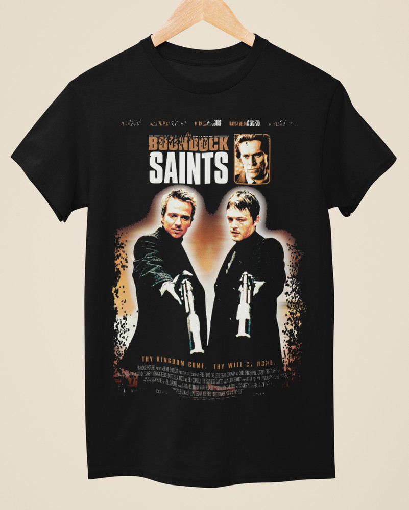 The Boondock Saints – Movie Poster Inspired Unisex Black T-Shirt