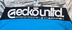 Ecko Unltd V-Neck Blue Atomic With Camo Men’s T-Shirt Sizes S, M, L, XL NWT