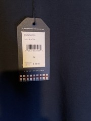 Ben Sherman T-Shirt Stretch Cotton “Navy Blazer” NEW With Tag Size M BS34SK360