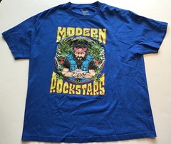 Modern Rockstars Holy Smoke T-Shirt, Blue, Size XL