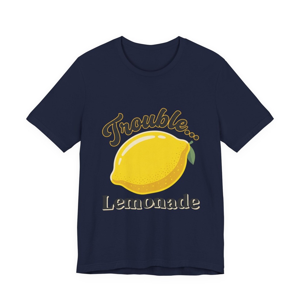 Trouble Lemonade Tee | Lemon Graphic Shirt