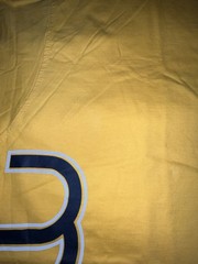 Vintage Y2K Mecca Logo Yellow Skate Streetwear Shirt Sz L RARE