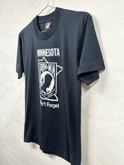 Vintage Minnesota Military Veteran T Shirt POW MIA Black Small