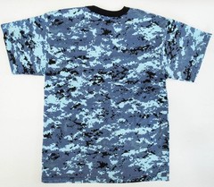 NEW Rothco Sky Blue Digital Camo Military Digital Camouflage T-Shirt 8947 XL
