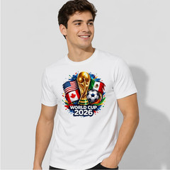 Fifa World Cup 2026 T-Shirt Soccer Graphic Tee Football, Fifa World Cup NEW