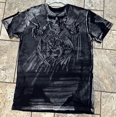 Mens Affliction Shirt Size Xl Puppet Master Good Vs Evil