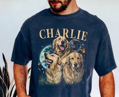 Custom Dog Photo Comfort Tee Personalized Pet Picture Shirt Gift Idea Soft