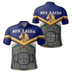 Mens Sri Lanka Summer Polo T-Shirt Souvenir Short Sleeve Tee Tops Casual T Shirt