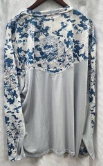 Huk Men’s XXL L/S Performance Fishing Shirts Black Camo & Blue Camo Lot 2