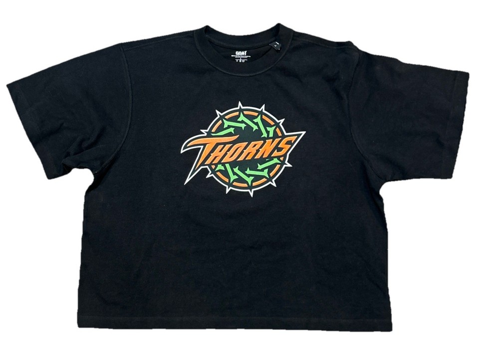 Goat Movie Promo Wide Fit Large T-Shirt Thorns Black