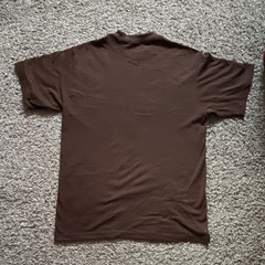 Shaka Wear Super Max Heavy Men’s Brown Solid Cotton Knit Crew Neck Tee L