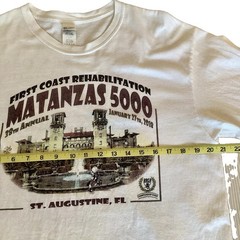 First Coast Matanzas 5000 Run St. Augustine FL 2018 – RRCA Event – Large Tee