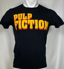 Pulp Fiction 90’s Retro Logo Movie Promo T-Shirt Men’s SMALL