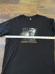 Andrea Bocelli Believe Tour 2021 TShirt Mens 2XL Official Merchandise NEW A3