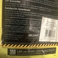 Gildan Mens 2-Pack Workwear Pocket T-Shirt XL Safety Green Dry blend Heavyweight