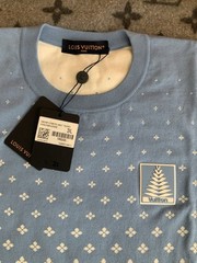 Louis Vuitton Brand New Knitted Flower Monogram Cotton Shirt sz 3L