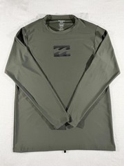 Billabong Men’s OD Green All Day Wave Loose Fit Stretch UPF 50+ Surf Shirt, 2XL
