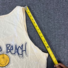 Myrtle Beach Tank Top Men’s XL Yellow Acid Wash Surf Beach South Carolina