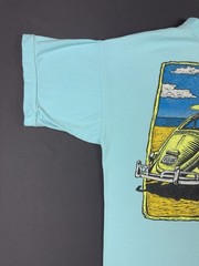 Rare Vintage 90s End Of Summer Surfari Beetle Beach Surf Nature XL Tee Art