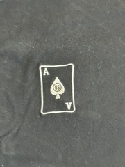 Kith Just Us Ace Of Spades Cards Shirt Size XL Used Vintage Black