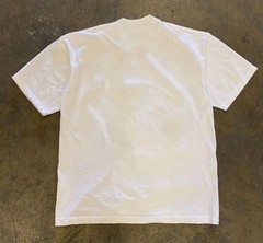 Y2K Aspiration Fingerprint Graphic T-Shirt White Unisex
