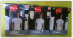 Hanes SUPER SOFT T-Shirt 1 black 1 White Ultra Soft Viscose from Bamboo Modern