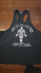 Vintage Powerhouse Gym Tank T Shirt Boca Raton Florida Rare Retro USA L Black