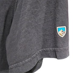 KUHL Mens Black Wildfibre Organic Cotton Graphic T-Shirt Off Road Truck Shirt