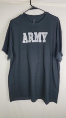 U S ARMY Mens Black Graphic Print T Shirt Sz XL