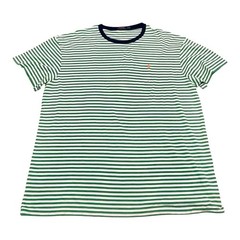 Polo Ralph Lauren T-Shirt Men’s 2XB Striped Short Sleeve Green White Pony NWT