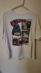 Batman Vtg Comic Book T Shirt Small S Sleeve on White Single stitch No Label 27