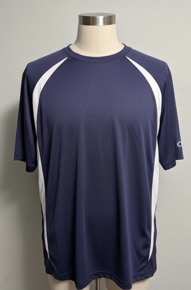 Champion Double Dry Men’s 3XL Training Shirt – Navy/White