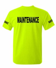 Maintenance – city construction safety high visibility Tee T shirt