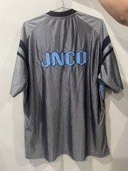 Y2K JNCO Saberrtooth Gray and Blue Jersey Size Large Skater Streetwear