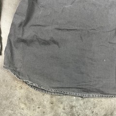 Hudson Shirt Mens Large Gray Full Zip Sun Fade Vintage USA Preowned