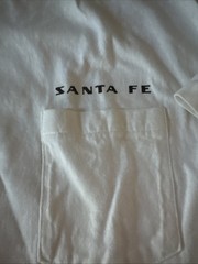 Vintage Single Stitch Santa Fe Railroad T-shirt Hanes Beefy 2XL White