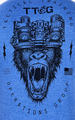 Howitzer Style Men’s T-Shirt TTOG Scream Military Grunt MFG